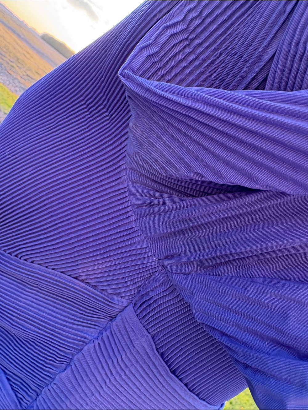 Zimmermann Pleated Mini Dress Lapis - Picture 6 of 9